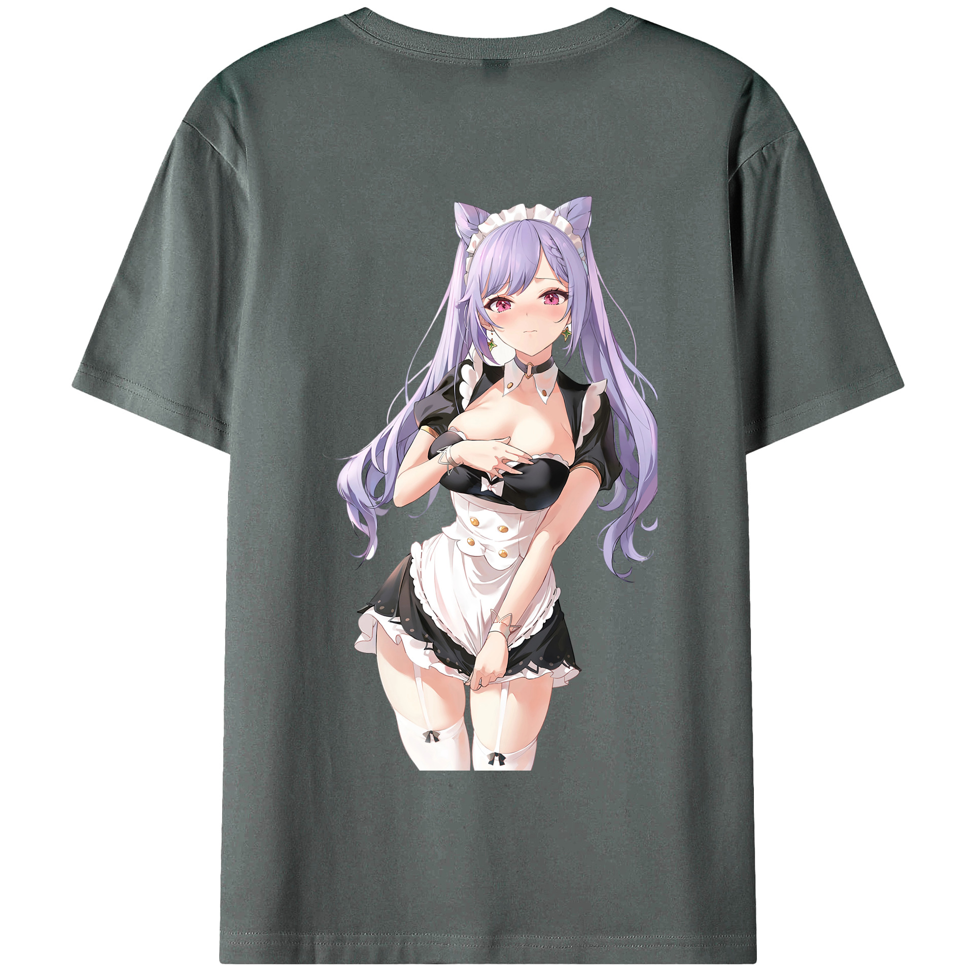 げんし神 刻晴 こくせい genshin Kokusei 綿100％半袖Tシャツ（背面プリント）
